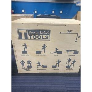Body-Solid Tools 3-Way Wood Plyo Box Floor Model, Chicago