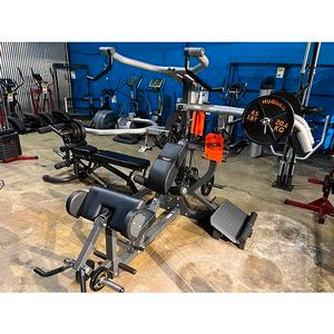 Body-Solid Freeweight Leverage Gym with Bench and 255 lbs Rugged Weight Set Floor Model, Forest Park