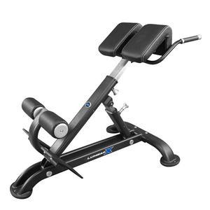 Lumbar X Back Hyperextension Bench Black