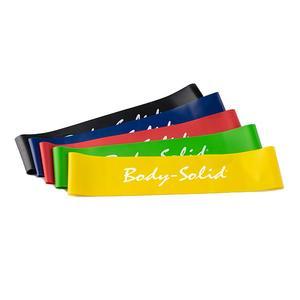 Body-Solid Tools Mini Bands in Very Light to Very Heavy Tension