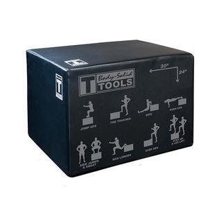 Body-Solid Tools 3-Way Soft Plyo Box 20, 24, 30 inch heights