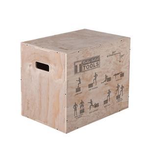 Body-Solid Tools 3-Way Wood Plyo Box, 20, 24, 30 inch heights