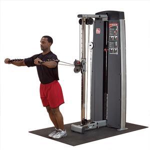 Body-Solid ProDual Cable Column Machine with 210lb. Stack (DPCCSF)