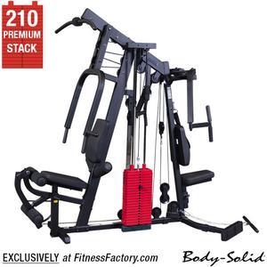 Body-Solid EXM2500B Home Gym with Upgraded Red Stack