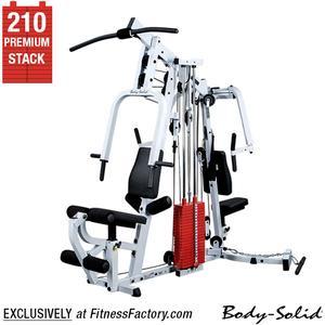 Body-Solid EXM2500S Home Gym with Upgraded Red Stack (EXM2500RSTK)