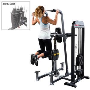 Body-Solid Weight Assist Vertical Knee Raise Machine 310lb. Stack