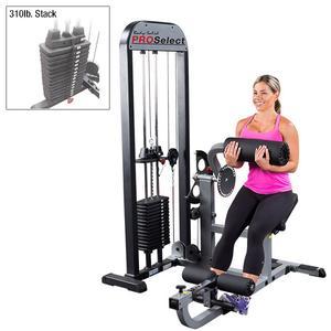Body-Solid Pro Select Ab and Back Machine 310lb. Stack