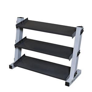 Body-Solid 3-Tier Vinyl and Neoprene Dumbbell Rack