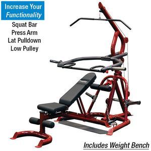 Body-Solid Corner Leverage Gym with Bench