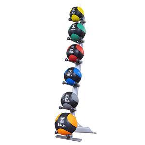 Body-Solid Medicine Ball Package with 6 Balls, Rack