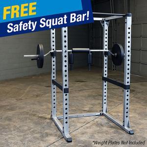 Body-Solid GPR378 Power Rack, and FREE Safety Squat Bar