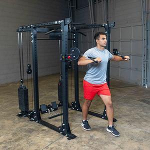 Body-Solid Functional Trainer Attachment with Weight Stacks