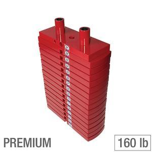 160 lb. Premium Selectorized Weight Stack with Top Plate