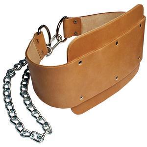 Body-Solid Tools Leather Dipping Belt with Chain