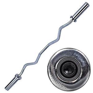 Body-Solid Olympic Curl Bar, Chrome