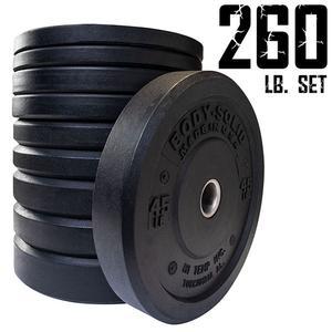 260 lb. Premium Bumper Plate Set