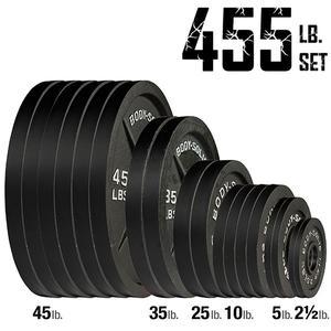 455 lb. Cast Iron Olympic Plate Set (OSB455)
