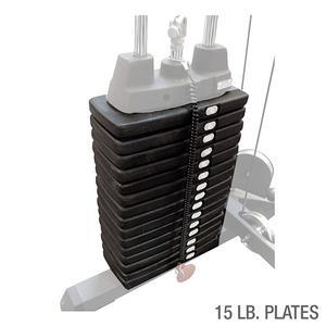300 lb. Selectorized Weight Plates (15 lb. Plates)