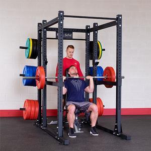 Body-Solid Pro ClubLine Power Rack with Rear Extension (SPR1000BACK)