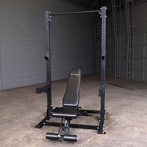 Body-Solid Pro ClubLine Half Rack with Adjustable Bench (SPR500P2)