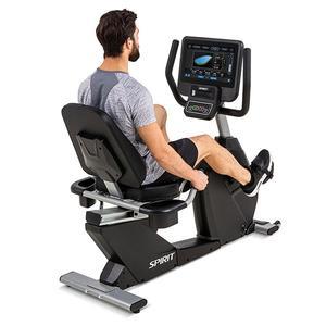 Spirit CR800ENT Recumbent Bike, with Signature Entertainment Console