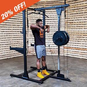 Rugged Y120 Half Rack with Lat