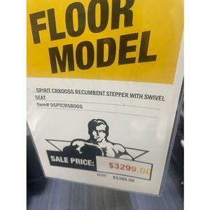 Spirit Recumbent Stepper Floor Model, Chicago