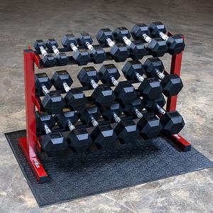  5-50 Rubber Dumbbell Package