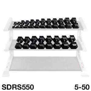 5-50 Rubber Dumbbell Package