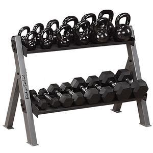 GDKR100 Dumbbell Kettlebell Rack