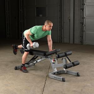 Body-Solid GFID71 Heavy Duty Flat-Incline-Decline Bench